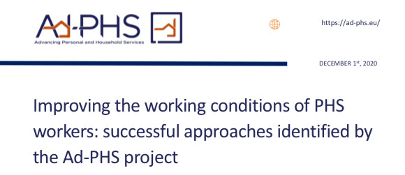 Ad-PHS project: Position Paper on Improving the working conditions of PHS workers